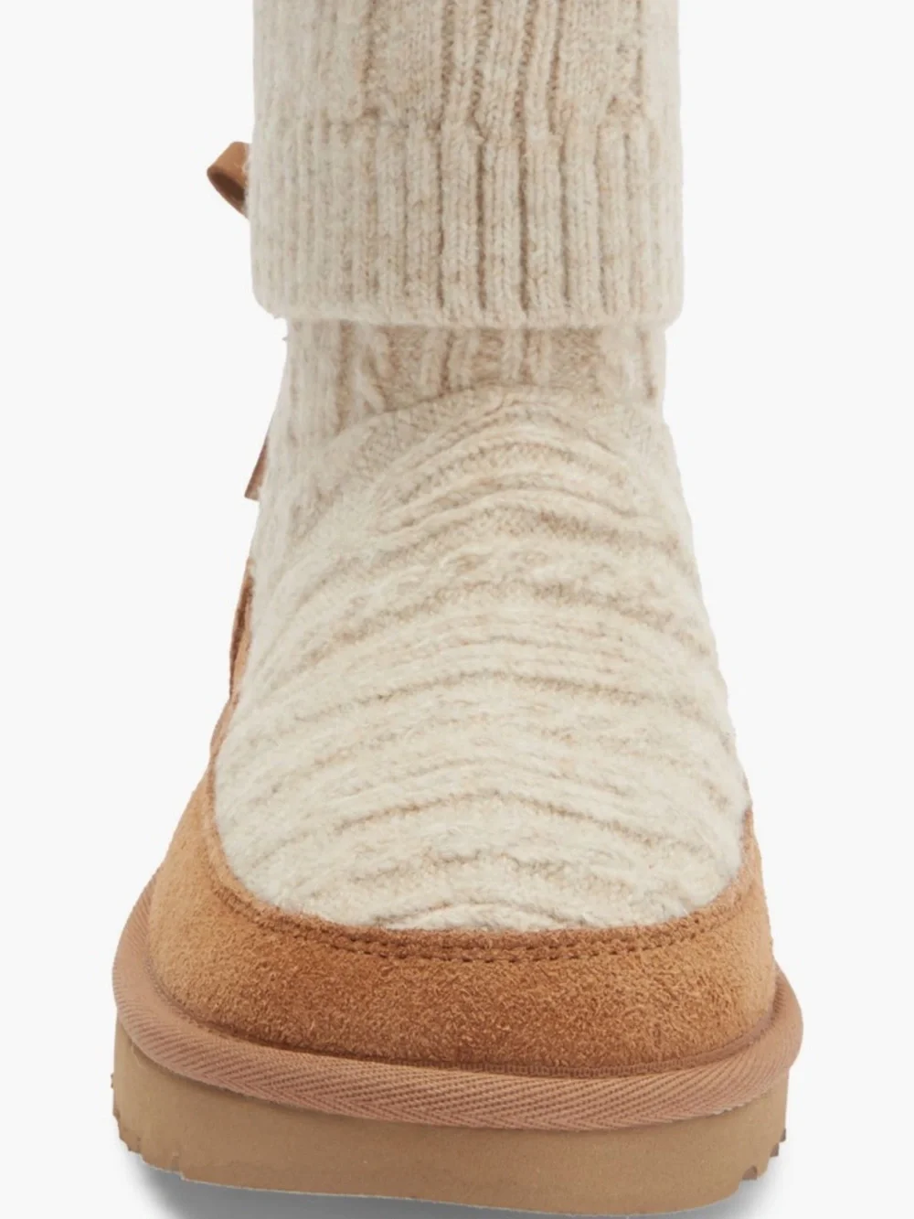 UGG® Classic Mini Cable Knit Bootie (Women)